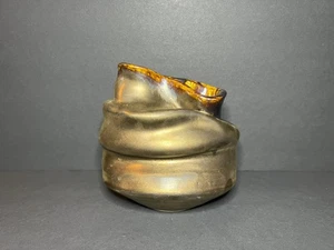 Jodi Sommer Signed Hand Crafted Decorative Abstract Studio Art Folded Pot Vase - Picture 1 of 8