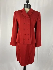 Emanuel Emanuel Intro Größe 4 Vintage roter Rock Anzug  - Bild 1 von 5