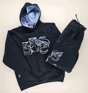VTG Southpole Men’s Y2K Tracksuit Hoodie Sweatpants Set Baggy BBoy Blue Sz M - Picture 1 of 24