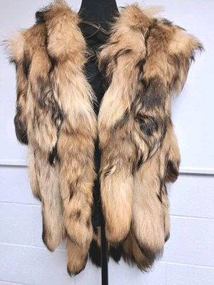 colete de pele de raposa real - Imagem 1 de 4