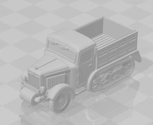 28mm/ 1:56th scale WW2 Resin Unic P107 (Bed) - Bild 1 von 1