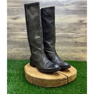 Botas de montar NDC para mujer - talla 7,5 - de cuero suave carbón - Imagen 1 de 12