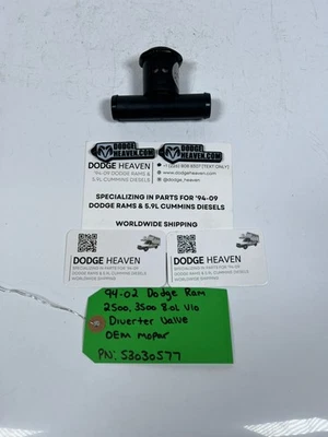 Válvula desviadora OEM 1994-2002 Dodge Ram 2500 3500 8,0 L V10 530577 Foto 1 de 4
