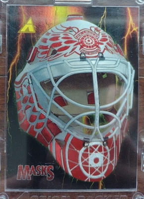 1995-96 Pinnacle Mike Vernon #6 Masks - Image 1 of 2