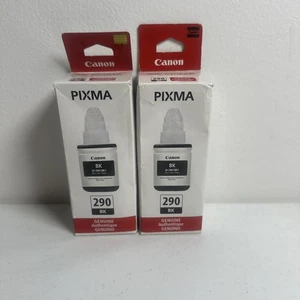 2 Stück Original Canon PIXMA 290BK Schwarz Tintenflaschen / 135ml pro Flasche - Bild 1 von 9