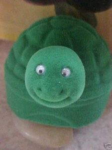TURTLE ~FELT TRINKET BOX & MATCHING NECKLACE - Picture 1 of 3