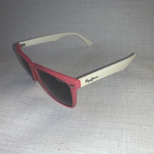PEPE JEANS SONNENBRILLE ZACK PJ7049 C4 57 19 CAT3 WEISS UND PINK UNISEX NEU PE1 - Bild 1 von 5