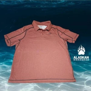 Duluth Trading Alaskan Hardgear Fishing Catch & DriRelease Polo Shirt Rust L - Bild 1 von 6