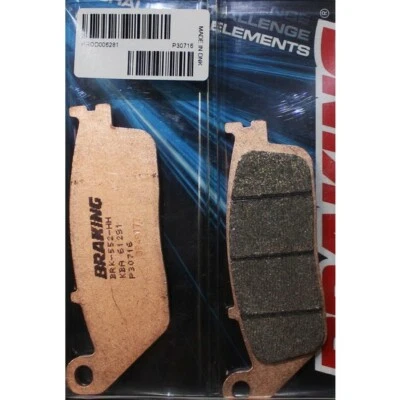 Braking Pastiglie Freno Anteriori Sinter per Honda 650 NT HAWK GT 1988-1990 Foto 1 de 2