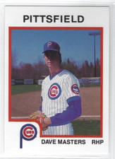 1987 Pittsfield Cubs (Double A-Chicago Cubs) Dave Masters
