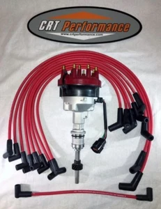 1991-1995 Ford 5.0L 302 EFI Replacement Distributor + 8mm USA Spark Plug Wires - Bild 1 von 3