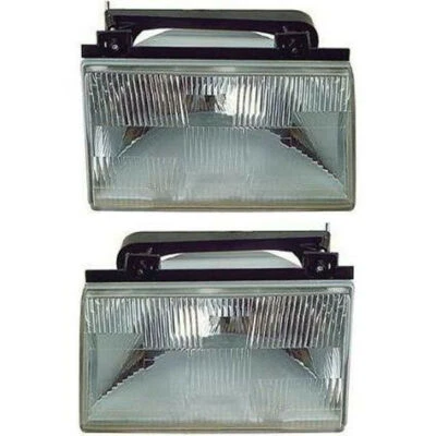 Set of 2 Driver & Passenger Side Headlamp Assembly Fits Ford Tempo Mercury Topaz - Image 1 of 4