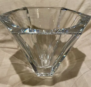 Mikasa Platinum Kristall Schweres Glas Diamant Schüssel Vase 5,5 Zoll hoch - Bild 1 von 9