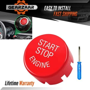 Red Engine Start Stop Push Button Cover Trim For BMW F20 F23 F30 F32 F10 F12/F48 - Picture 1 of 13