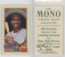 2014 Panini Golden Age Mini MONO Green Back Frank Robinson #102 HOF