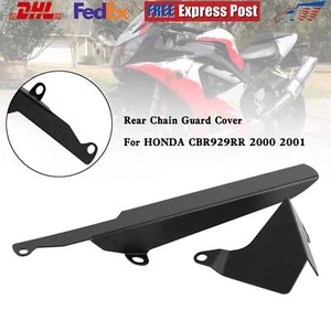 Rear Sprocket Chain Guard Protector Cover For HONDA CBR929RR 2000-2001 Black, - Picture 1 of 12