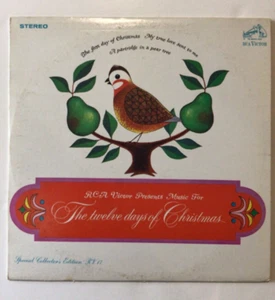 RCA Victor Presents Music For The Twelve Days Of Christmas 1965 LP vg+ Nrs-3485 - Picture 1 of 7