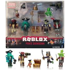 ROBLOX Mix & Match Pirate Showdown Figures 4-pack Set 12 Pieces and Virtual Code