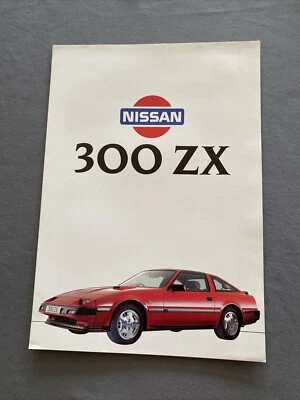 Nissan 300 ZX UK Sales Brochure  Datsun Z 1984 Rare Japanese Collectable Classic - Image 1 of 3