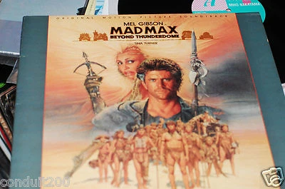 MAD MAX 3 AUSTRALIA 1985 W. POSTER  TINA TURNER ORIG VINYL LP EX OST SOUNDTRACK  - Image 1 of 4