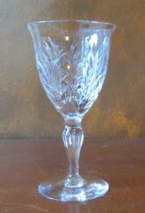 Stuart Aragon Signed Cut Crystal 7 ¼” Water Goblet(s) - Picture 1 of 6