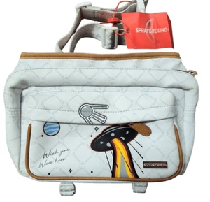 SELTENE LIMITIERTE AUFLAGE SPRAYGROUND ALIEN RICH CROSSBODY NEU MIT ETIKETT KLEINER DEFEKT - Bild 1 von 14