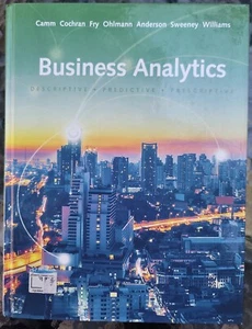 Business Analytics 3rd Edition HC Textbook Like New Cengage 2019 - Imagen 1 de 3