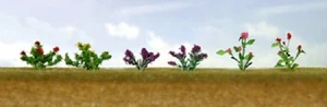 JTT Scenery Products 95560 - Escala O - Plantas florales surtidas #1 paquete de 10 - Imagen 1 de 1