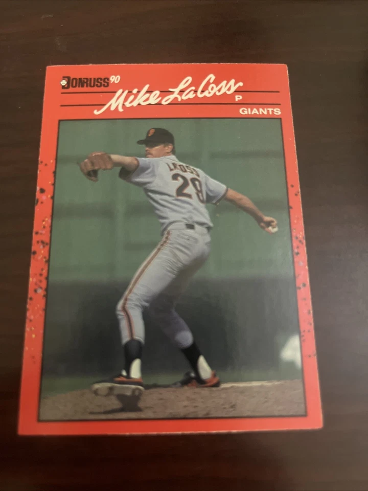 Mike LaCoss #652 1990 Donruss San Francisco Giants - Image 1 of 1