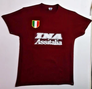 MAGLIA ROMA COTONE, 2000-01, INA VINTAGE, TOTTI, BATISTUTA, CAMPIONI D'ITALIA - Foto 1 di 11