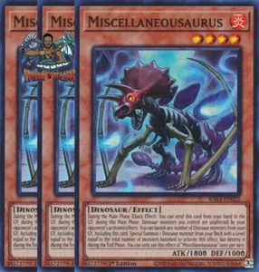 Yugioh! 3x Miscellaneaurus RA04-EN022 Ultra Raro 1ª Edición Casi Nuevo - Imagen 1 de 1
