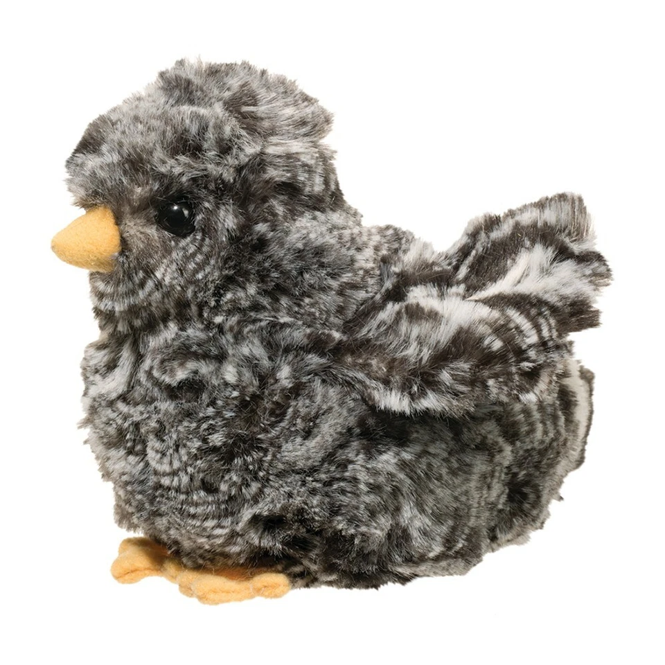 Plush BLACK MULTI CHICK Stuffed Animal - by Douglas Cuddle Toys - #1515 - Image 1 of 3