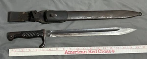 m1898/05 German ALEX COPPEL Solingen MAUSER Rifle BUTCHER Bayonet Scabbard FROG - Picture 1 of 24