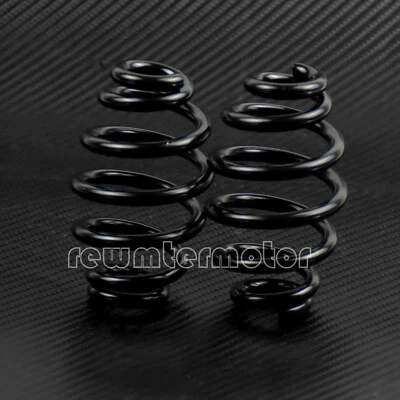 Black 3'' Solo Seat Springs Fit For Chopper Bobber Softail Cafe Racer 1 Pair - Image 1 of 4