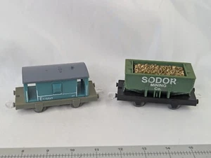 Thomas Friends Trackmaster Blue Freno Van Sodor Mining Car Lote 2006 - Imagen 1 de 9