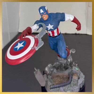 Marvel Captain America Action Figure Statua Diamond Select 25cm - Immagine 1 di 2