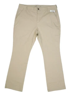 Old Navy High Rise Flare Adjustable Waist Khaki Tan Pants Youth Girls 16 - Picture 1 of 8