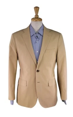 Khaki Surplus Military Mens Khaki Tan Cotton 2-Btn Blazer Jacket 38S - Image 1 of 4
