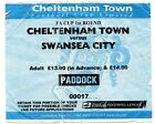 Ticket ENG Cheltenham Town - Swansea City 14.11.2004 FA Cup