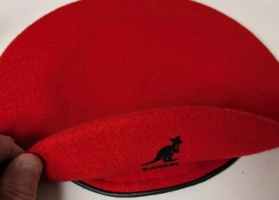 Kangol Vintage Women's Wool Red Beret 7 1/8 - Image 1 of 4