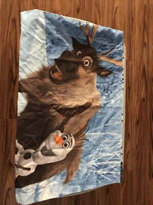 1 Double Sided Standard Pillow Case Disney Frozen  Used - Picture 1 of 12