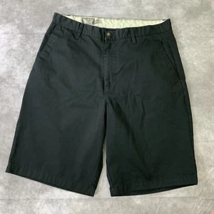Volcom Shorts Mens 36x11 Frickin Solid Chino Flat Front Black - Picture 1 of 11