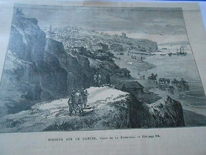 Gravure 1878 - Hirsova sur le Danube ville de la Dorrudja - Imagen 1 de 1