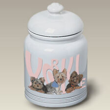 Yorkie Yorkshire Terrier Ceramic Treat Jar PS 52010
