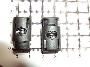 2pcs LOCK END DRAW STRING CORD LANYARD STOPPER RUCKSACK JACKET PARACORD "B-33" - Picture 1 of 4
