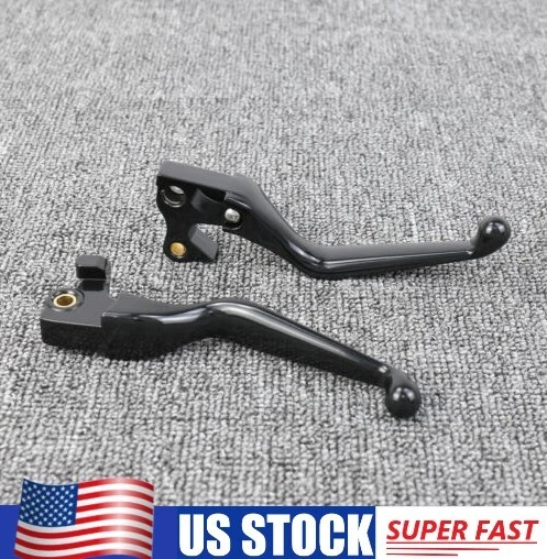 Black Brake Clutch Lever For Harley Iron 883 Sportster 1200 XL 1200 72 2004-2013 - Image 1 of 4