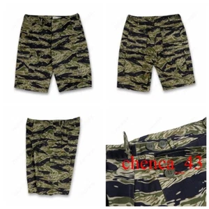 Vietnam War US Army Tiger Stripe Camouflage Cotton Shorts Vintage Men TCU Summer - Picture 1 of 8