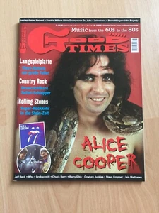 💎💎 GOOD TIMES  6/2016   ALICE COOPER   Rolling Stones Barry Gibb, Chuck Berry, - Picture 1 of 1