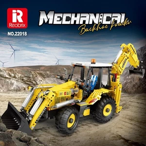 Reobrix 22018 - RC Front/Heck-Baggerlader - 2466 Teile - NEU & OVP - Bild 1 von 8
