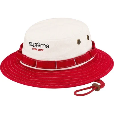 Sombrero Boonie Supreme Contrast SS/20 rojo se adapta a pequeño/mediano nuevo en embalaje Foto 1 de 4